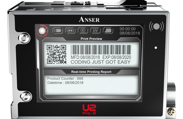 Anser U2 Ink Jet Printer - OK Contractors Limited